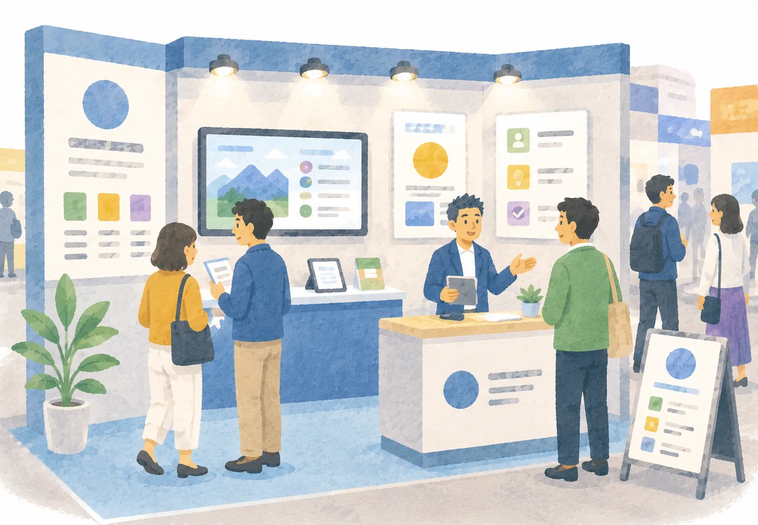 展示ブースデザインのイメージ